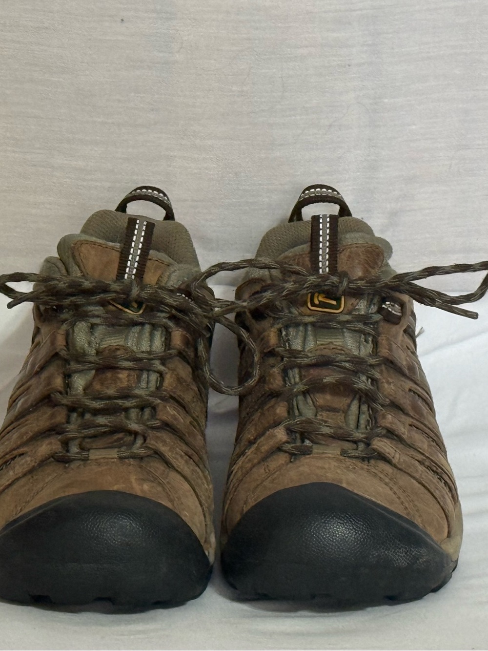 KEEN Voyageur Hiking Shoes Brown Leather Women’s Size 9 New Insoles